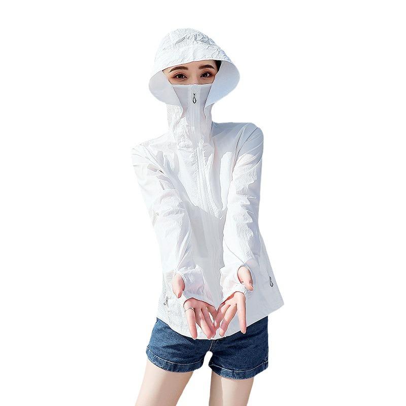 Ice Silk Summer 2025 Women's Sun Protection Breathable Cycling Cardigan Jacket