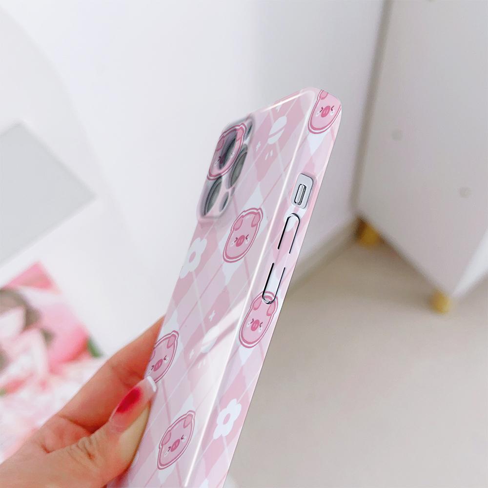 All-inclusive Film Phone Case Cartoon Fashion Design Hard Shell Full Cover Camera Protection Case for iPhone Huawei Honor Vivo Google