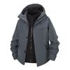 Mens Womens 3-in-1 Waterproof Windproof Outdoor Jacket With Removable Fleece Liner Hiking Camping Skiing Fall