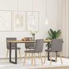VidaXL Dining Chairs Set of 4 Taupe Fabric, Chair, Living Room Chair, Accent Chair, Kitchen Chair, Dining Room Seat 3315361