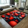 Geometric Abstract Artistic Living Room Carpet Modern Home Decor Area Rug Soft Non-slip Floor Mat for Bedroom Hallway Kitchen
