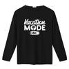 Vacation Summer Travel Traveling Mode Women T Shirt Black 2X Large Vintage Washed Unisex Graphic Breathable Homme Stretched