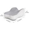 Big Knee Pillow for Side Sleeper Fully Support Thigh and Knee-Body Pillow Leg Pillow for Side Sleeping Between Legs - Large,Gray