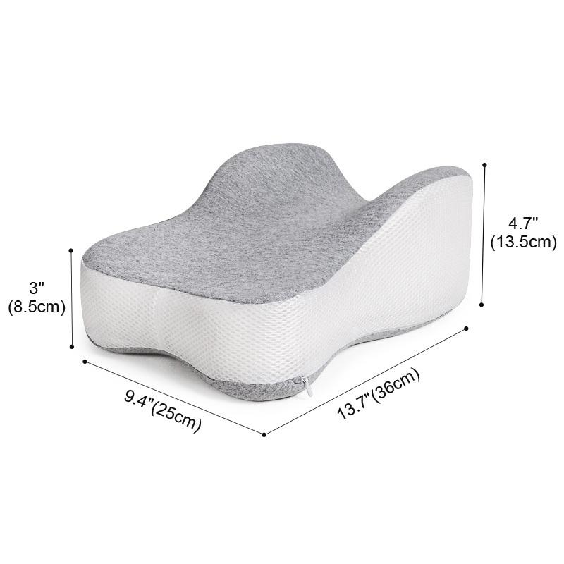 Big Knee Pillow for Side Sleeper Fully Support Thigh and Knee-Body Pillow Leg Pillow for Side Sleeping Between Legs - Large,Gray