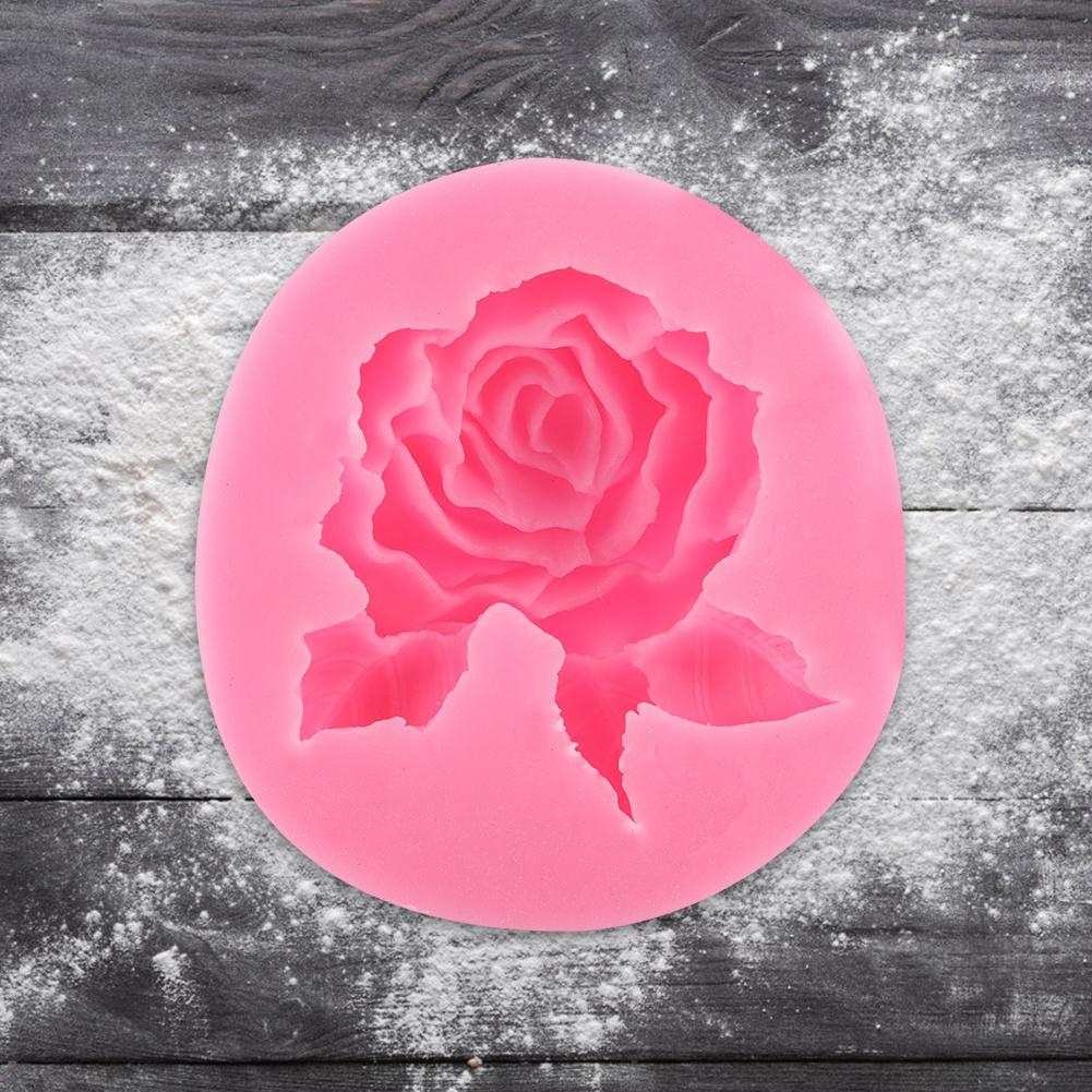 Rose Shape Silicone Cake Fondant Chocolate Molds Decorating Tool Baking Accessory