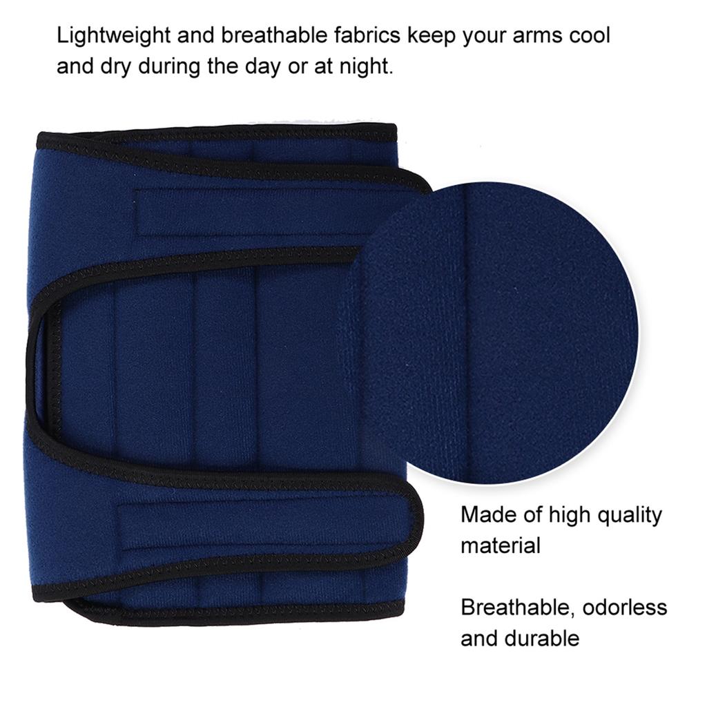 Arm Brace Fixing Support Elbow Pad Breathable Fracture Recovery Arm Splint StabilizerBlue
