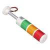 LED Stack Tower Light Industrial Warning Column Signal Indicator Lamp Beacon NO Flashing 3 Layer 24V