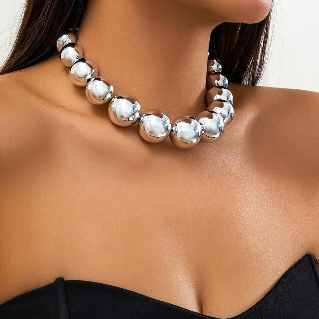 Luxury Vintage Big Pearl Collar Choker  New In Trend Jewelry Fashion Woman's Choker Necklace On the Neck Wedding Gift