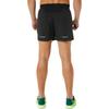Asics Solid Logo Print Casual Shorts Men Shorts Black 2011C386-001