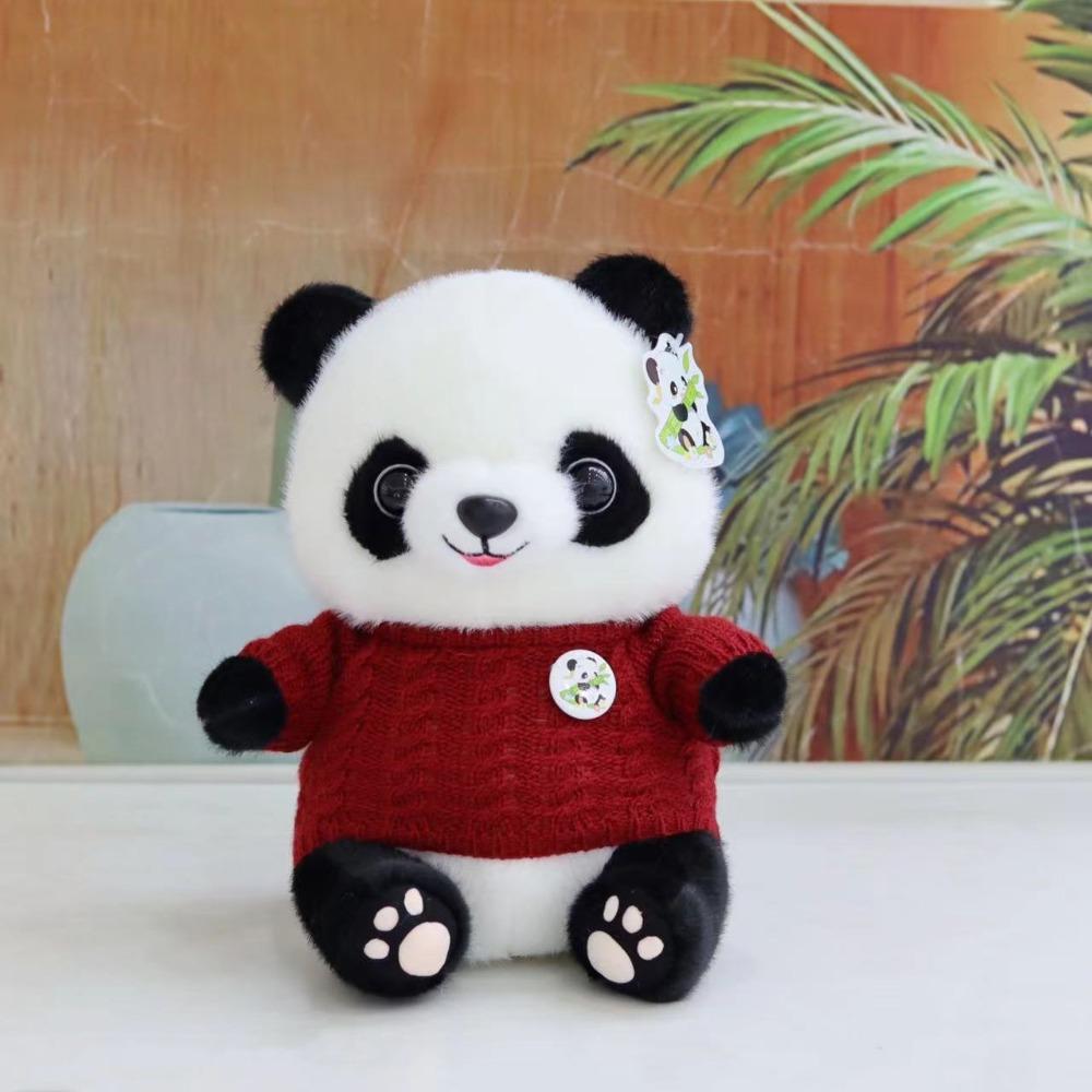 Panda Puppe Plüschtier Sichuan Riesenpanda Basis Souvenir Huahua Puppe Geburtstagsgeschenk