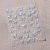 Shell Light Blue Butterfly Nail Art Sticker New Broken Purple Butterfly Beautiful Nail Sticker for daily use