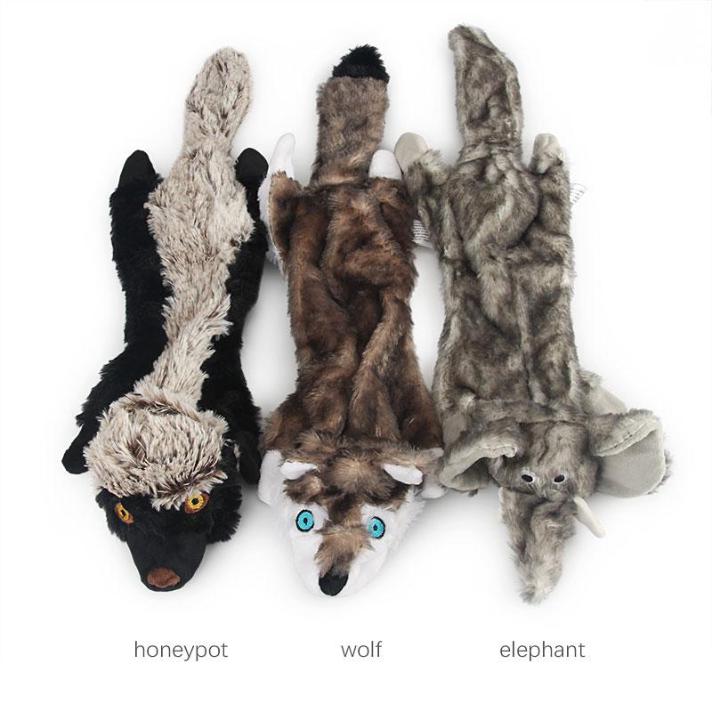 Elephant Dog Toy Plush Pet Toys Cleaning Teeth Teddy Puppy Chew Squeak Pet Toy