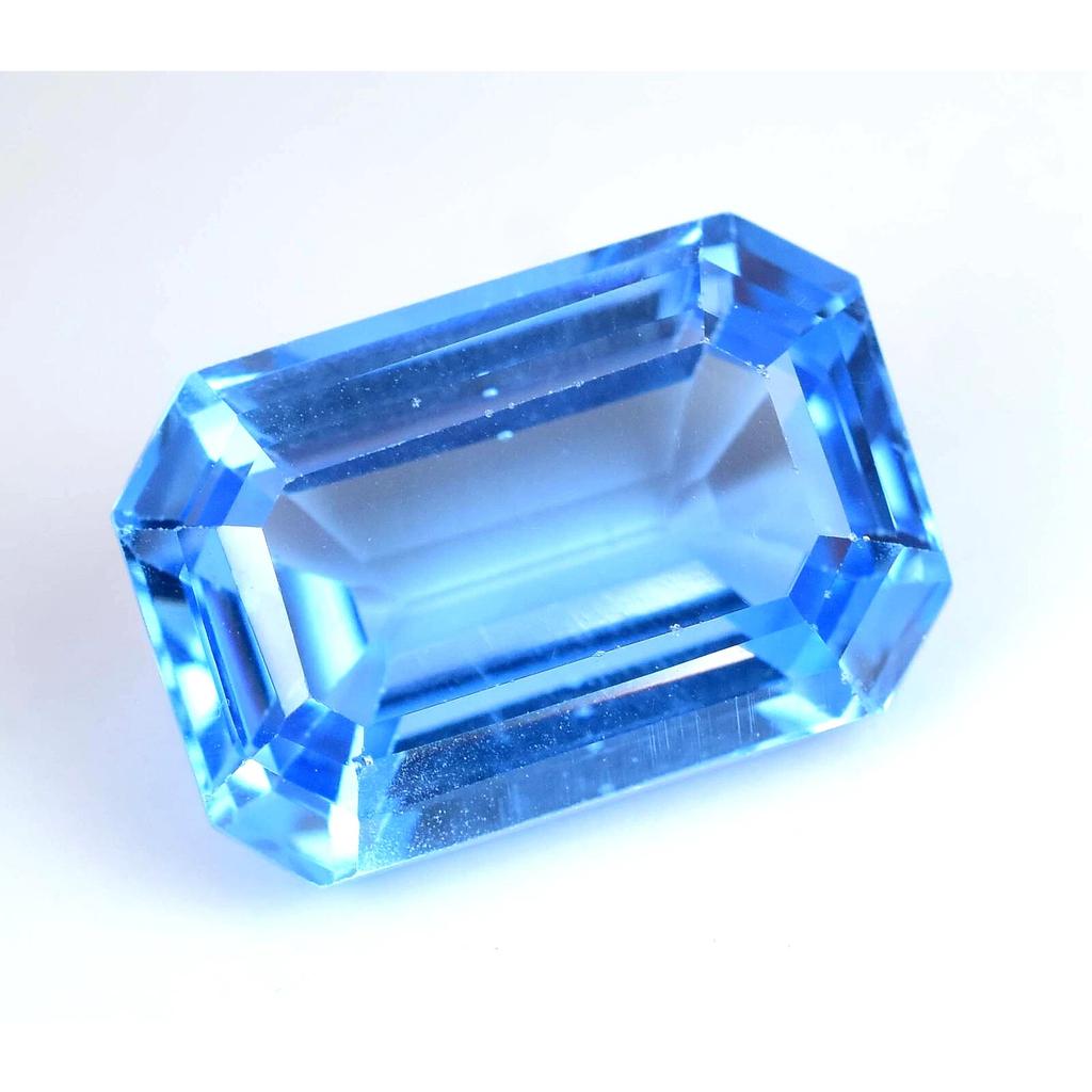 Natural Namibia Jeremejevite 17.20 Ct Emerald Certified Flawless Loose Gemstone