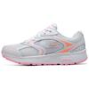 Go Run Consistent Okrągły nosek Sznurowane Niskie Buty do biegania Damskie sneakersy Białe Różowe 896225-WPK