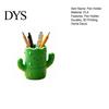 Cute Makeup Brush Cup Cactus Shape Pen Holder, 3D Printed Pencil Organizer, Desktop Office Supplies Organizer Storage Tube, for Brushes And