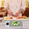 White SIlver Food Scale ABS Stainless Steel Top Baking Scale Digital Kitchen Scale  Home Kitchen