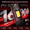 Smartphone Robuste 5G OUKITEL WP56 36+512GB 6.8''FHD+ 108MP 16000mAh Téléphone Portable Incassable Android 15 Dual SIM/NFC Rouge