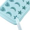 Blue Moon Stars and Heart Cube Tray Silicone Mould Silicone Star Shaped Cube Trays  Chocolate