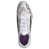 adidas F50 Elite Comoda Leggera HG (Borchie corte in gomma) Scarpe da Calcio Resistenti Scarpe da Calcio Unisex Bianco Nero JR1701
