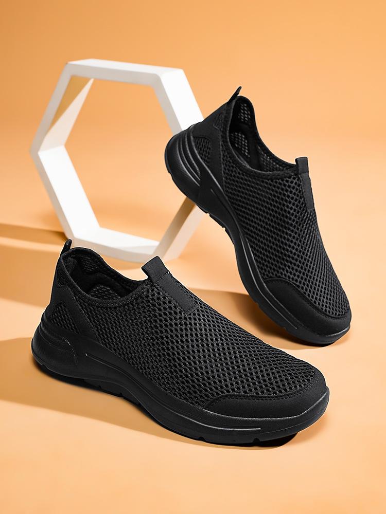 48 large size new summer mesh shoes summer light sports fashion running shoes through holes mesh breathable men