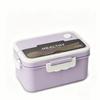 3 Compartment Compartment Lunch Box 1500ml Thermal Lunch Box Lunch Storage Container  For Travel