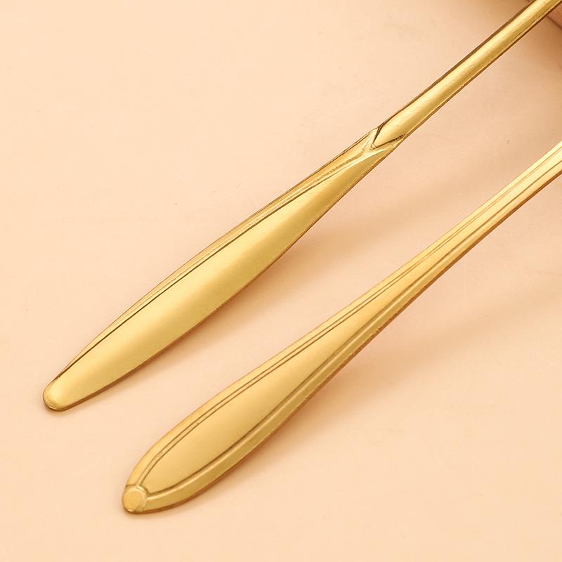 Stainless Steel Long Handle Cherry Blossom Coffee & Dessert Spoon