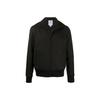 Refined Wool Stretch Track Jacket Black Men Outerwear FS3329