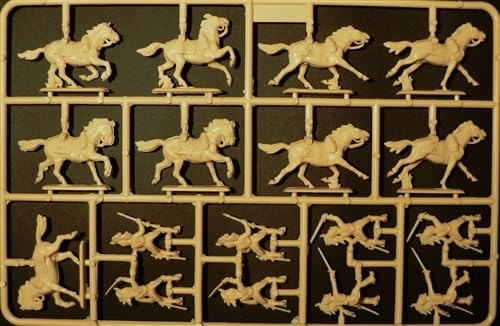 Platz Italeri 1/72 Napoleonic Wars French Dragoon Plastic Model IT6015 (Human)