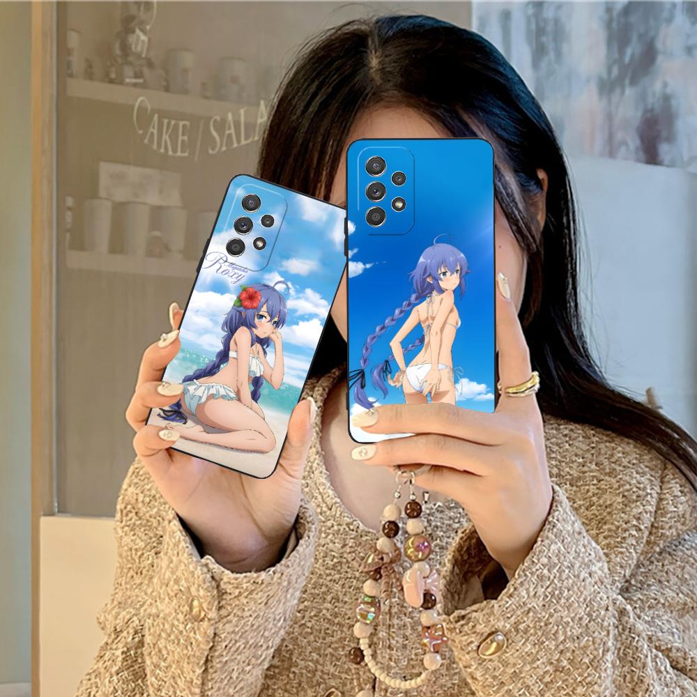 Mushoku Tensei Roxy Mobile Phone Case for Samsung Galaxy M55 54 42 35 34 33 32 23 22 15 14 13 12 F55 5G Colorful Cover Luxury