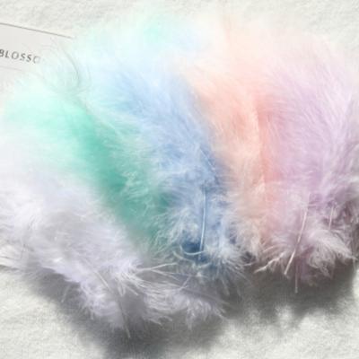 50PCS Natural Plumes 10-15cm Feather Plume Fluffy Wedding Dress DIY Jewelry Decor Accessories Feathers