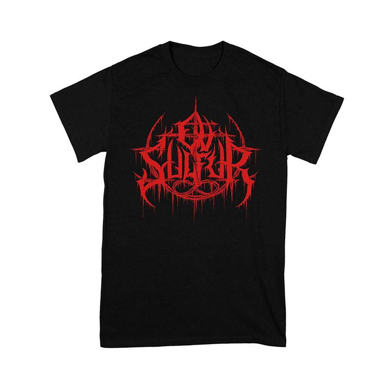 Ov Sulfur Band's Schwarz-Gold Dunkle Rock-Serie Amerikanischer Streetwear Cooler Musik Herren und Damen Reiner Baumwoll Kurzarm
