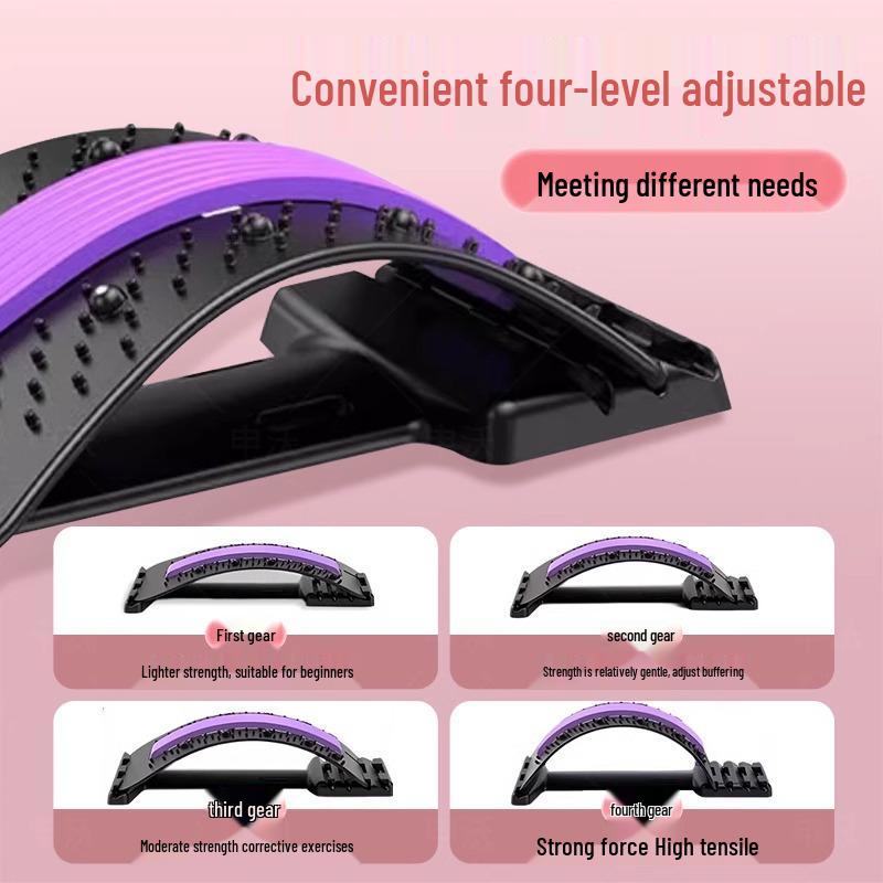 Lumbar Stretching & Spine Corrector Yoga Back Massager