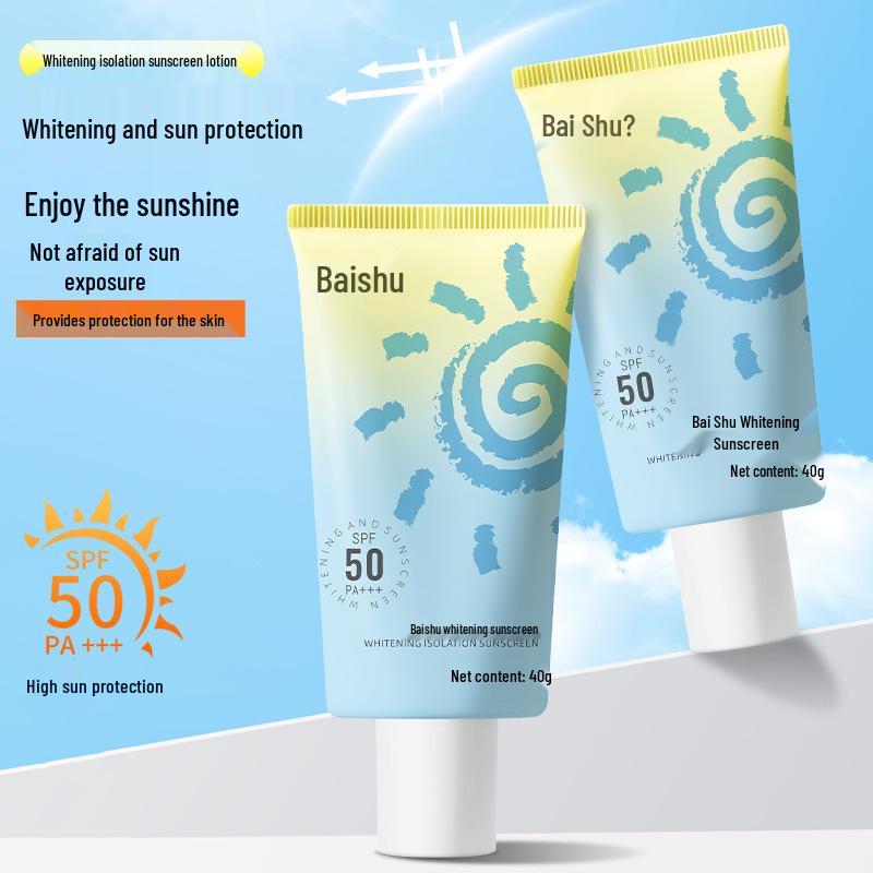 Baishu Whitening & Waterproof SPF 50+++ Anti-UV Sunscreen Cream