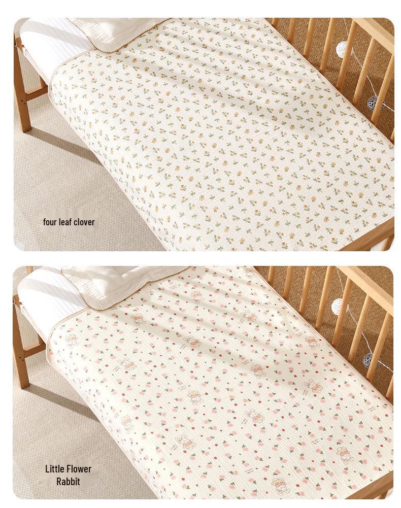Washable Large Incontinence Pad: Waterproof, Breathable Cotton Bed Sheet for Newborns & Menstrual Use