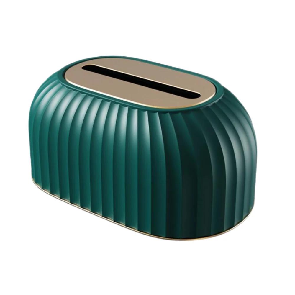 

Home Paper Box with Spring Base, Lightweight and Luxurious, Suitable for Living Room, Desktop, Tissue Box