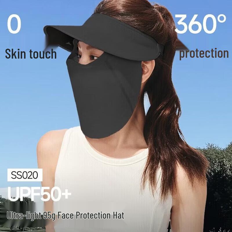 Beneunder Breathable Sun Visor with Face Mask