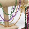 30Pcs Plastic Beaded Necklaces with Safety Buckle Colorful Bead Necklaces Set Lightweight Child-Safe Party Favors for Mardi Gras St. Patrick's Day