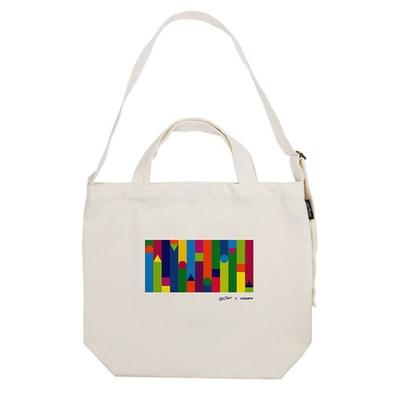 Old Lista Large Tote Bag with Sakura Copic Print OR462475 Cray-Pas