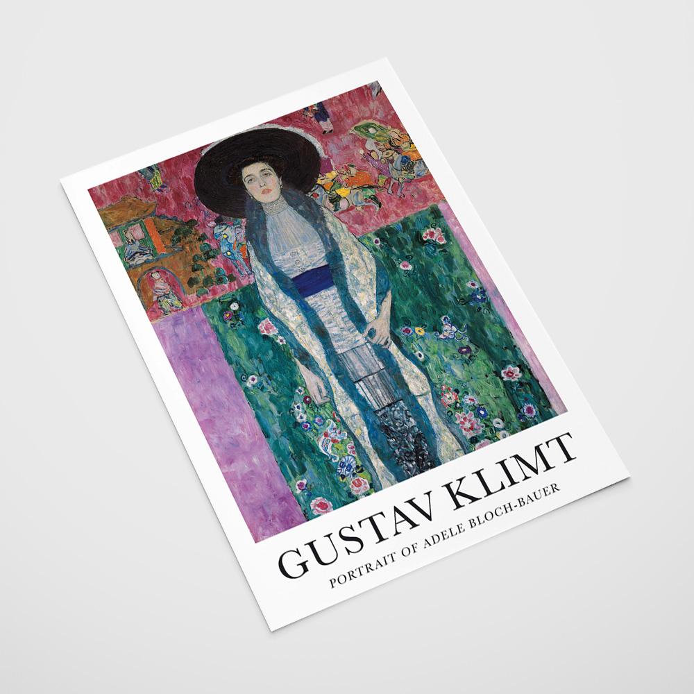 Plakat gustav klimt oortrait of Adele Bloch