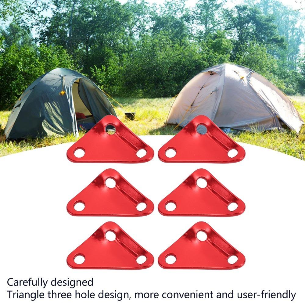 20 Pcs Ultralight Strong Tent Rope Fastener Triangle Tent Guy Line Rope Adjuster  Backpacking