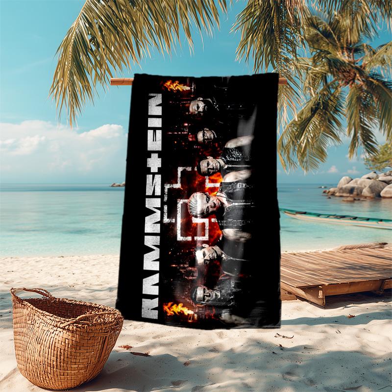 Till Lindemann, Lead Singer of the German Heavy Metal Rock Band Rammstein, Outdoor Camping Vacation Swimming Beach Scarf Decorative Blanket F9