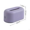 Elegant Plastic Tissue Box Holder for Bathroom Vanity Decor