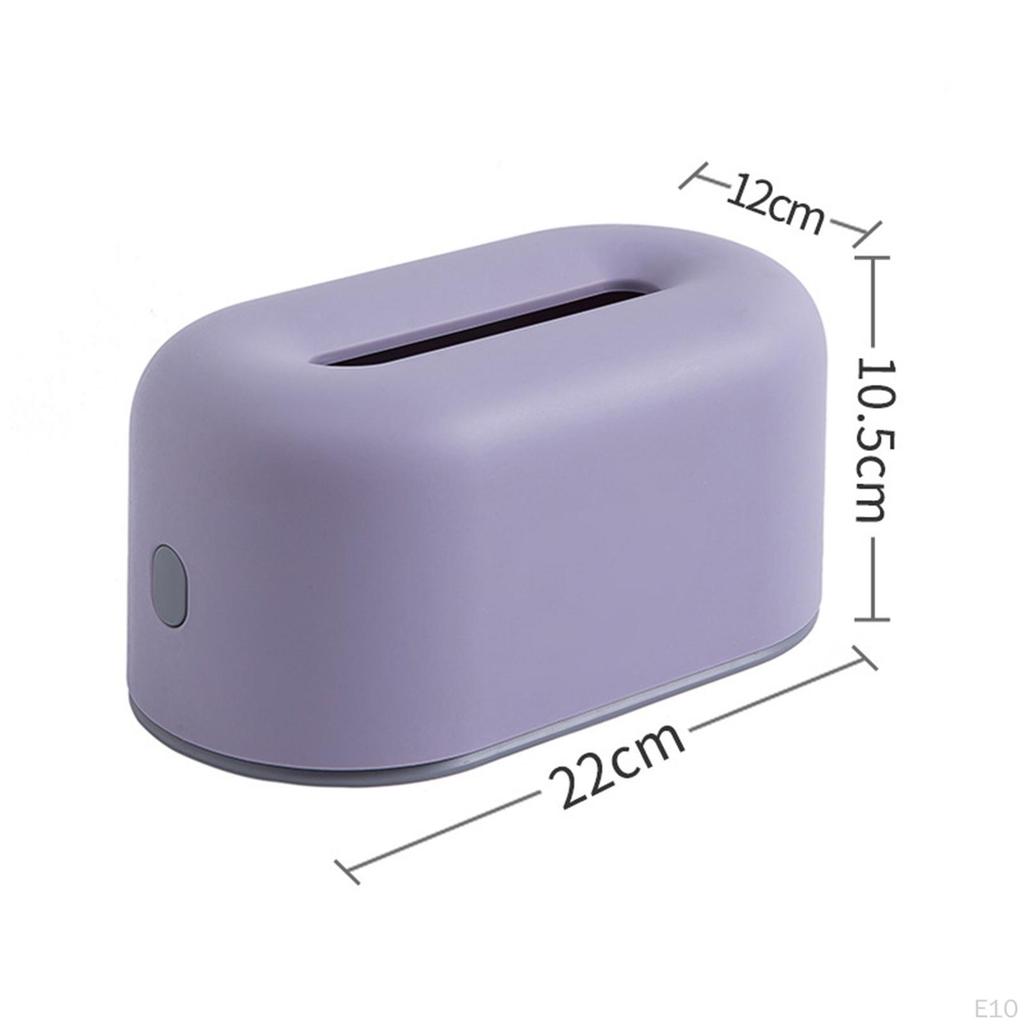 Elegant Plastic Tissue Box Holder for Bathroom Vanity Decor