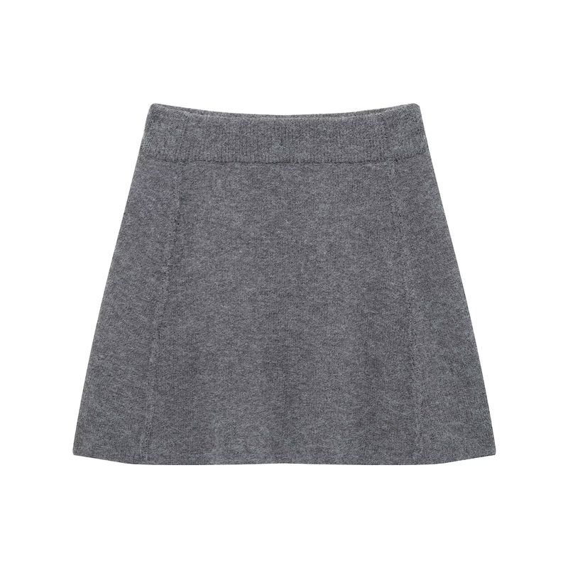 

Kaslead Новое поступление Женский модный стиль Круглый вырез Длинный рукав Вязаное пальто Юбка 3920557 3920558 Gray overskirt L