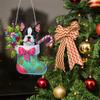 Special Shaped Christmas Puppy Diamond Painting Hanging Ornaments Kit Acrylic Diamond Painting Hanging Decorations for Beginner