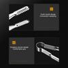Lengthened Non Slip Stainless Steel Food Tongs Meat Bread Clip Barbecue Grill Buffet Clamp Cooking Tools Kitchen Accessories