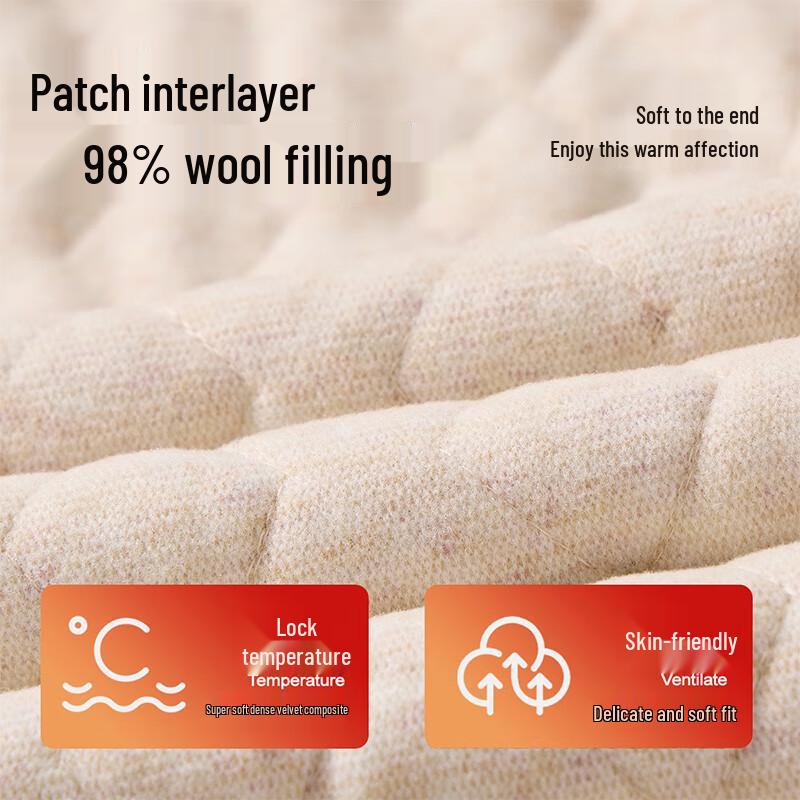 Yiershuang Women's Ultra-Thick Knee-Protecting Thermal Pants