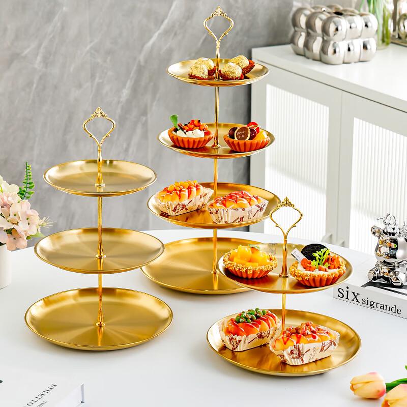 UOSU Multi-layer Stainless Steel Fruit & Snack Plate