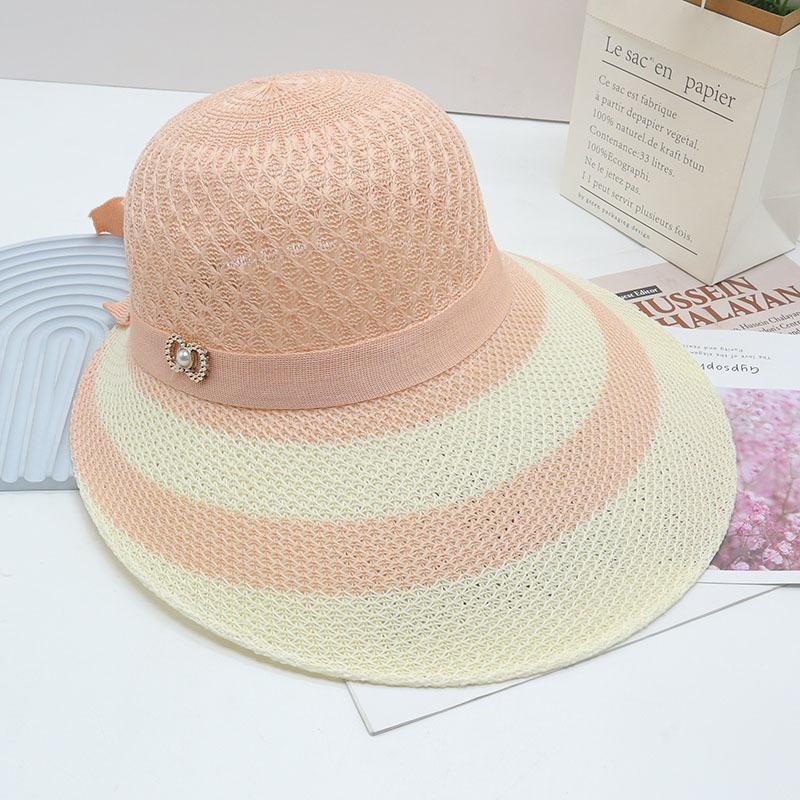 Straw Straw Hat Women's Big Eaves Beach Hat Summer Shading Sun Hat Outdoor Travel Seaside Spring and Autumn Versatile