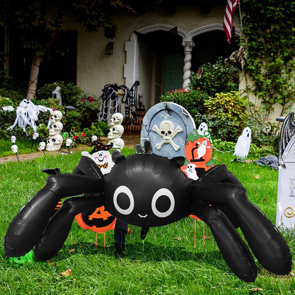 1pc Super Large 4d Cute Spider Aluminum Foil Balloon Horror Halloween Party Decoration Supplies